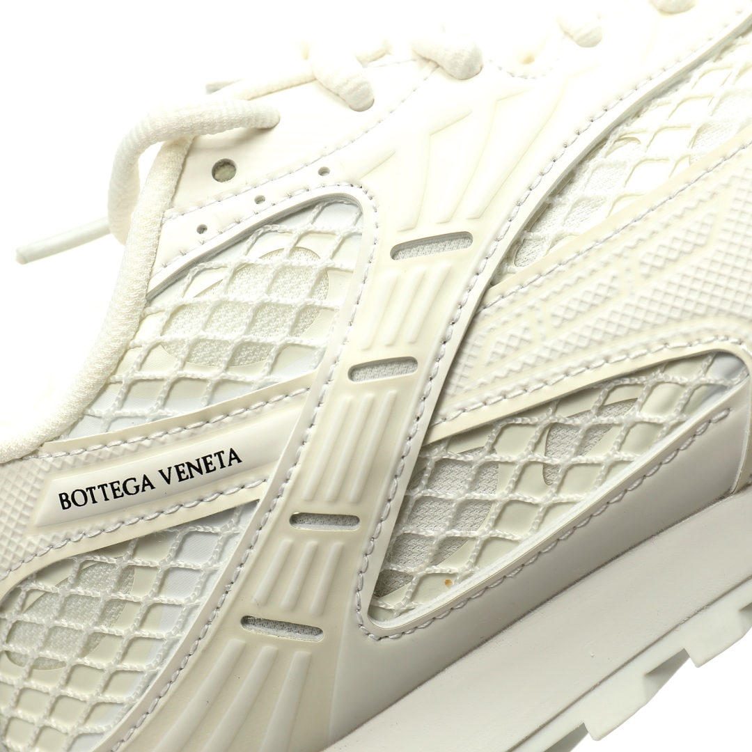 Bottega Veneta Orbit Lace-up Low Sneakers White 741357v2x409013