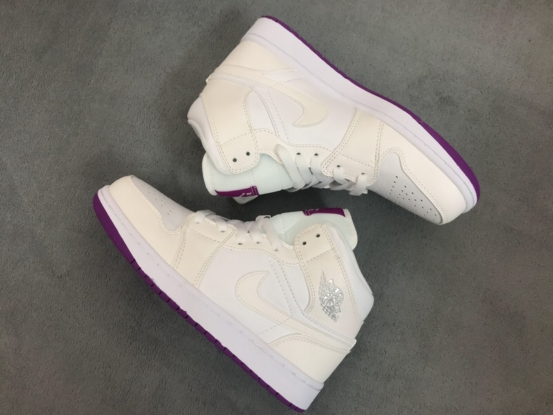 Air Jordan 1 Low Grey Fog Deadly Pink 555112-iD