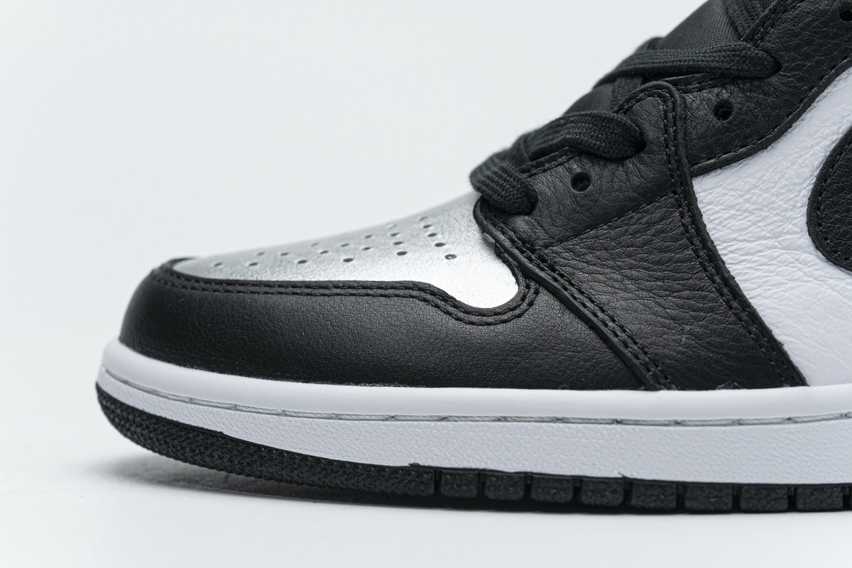 PK GOD   Air Jordan 1 High Silver Toe CD0461-001