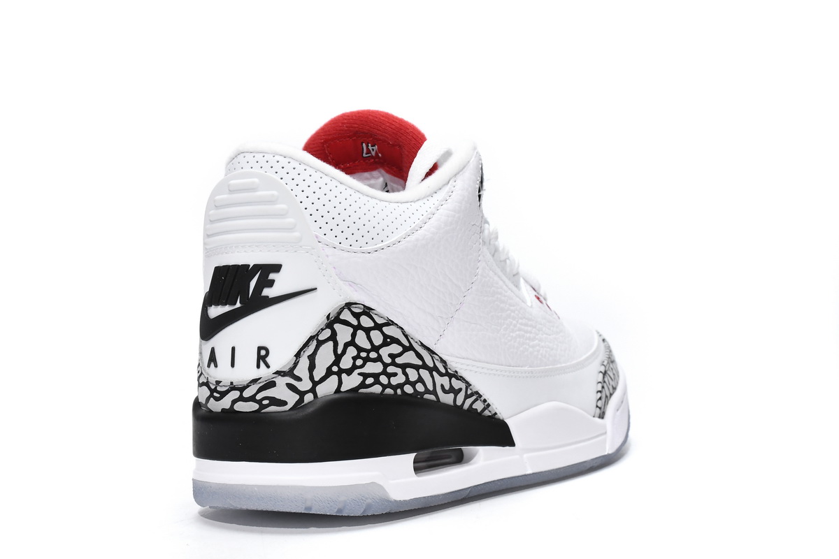 Air Jordan 3 Retro Free Throw Line White Cement  923096-101