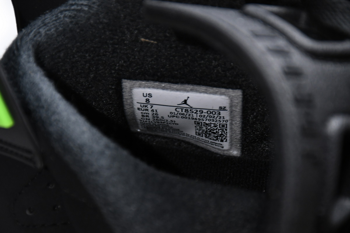Air Jordan 6 Black Green CT8529-003