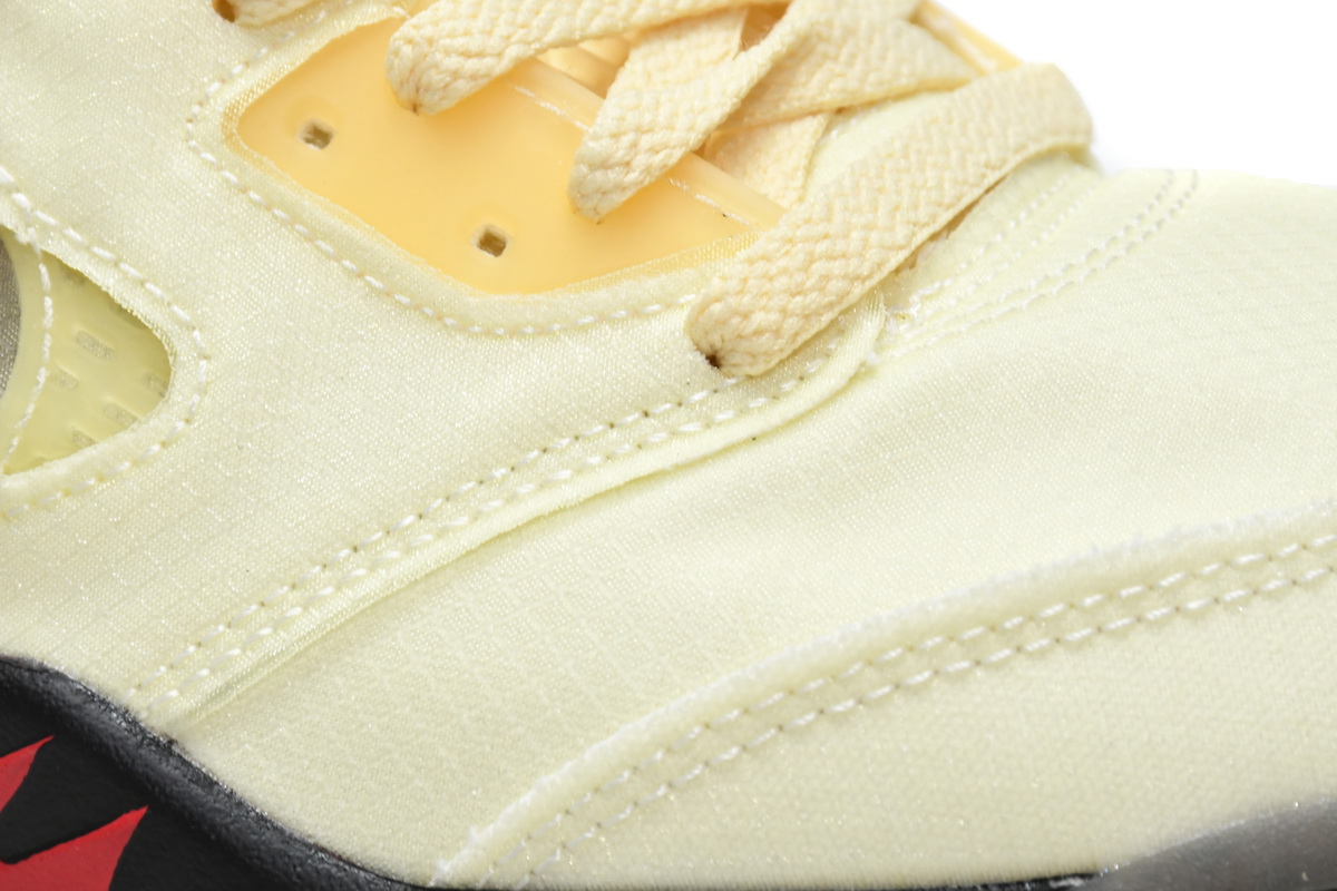 OFF White x Air Jordan 5 Retro SP Sail  DH8565-100