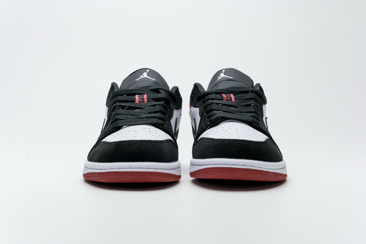 Air Jordan 1 Low Black Toe  553558-116
