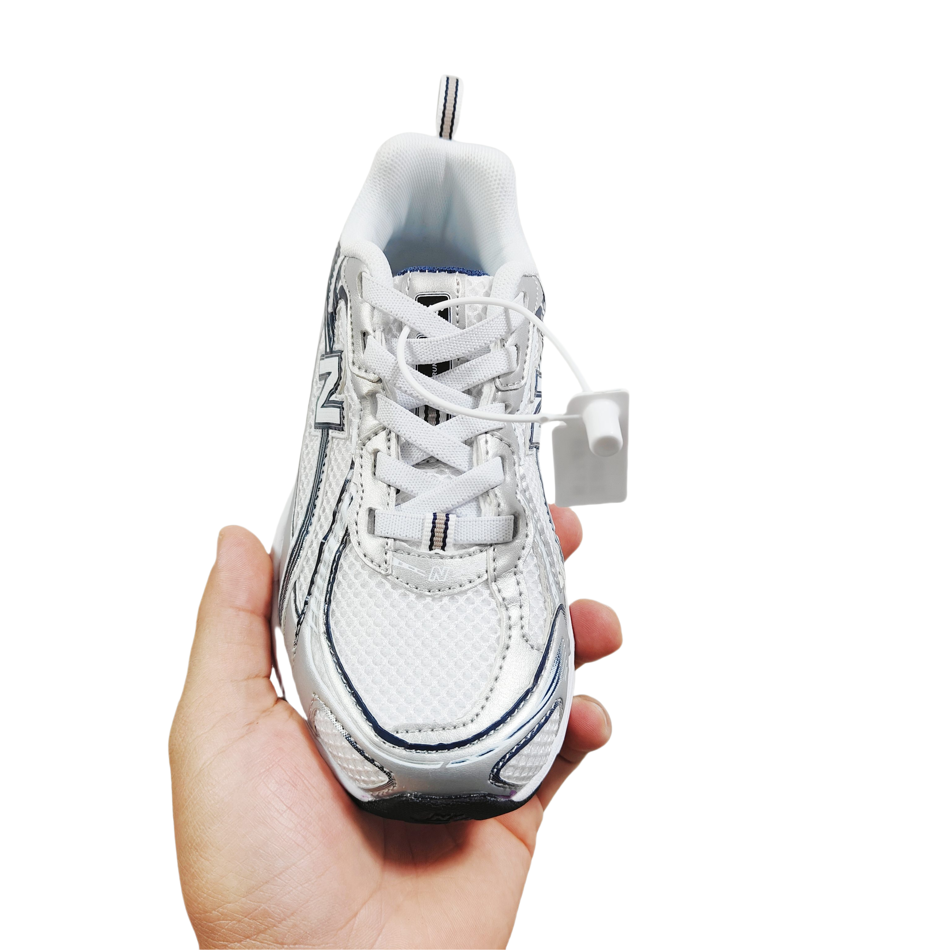 New Balance 740 Kids Sneaker White Gray Silver