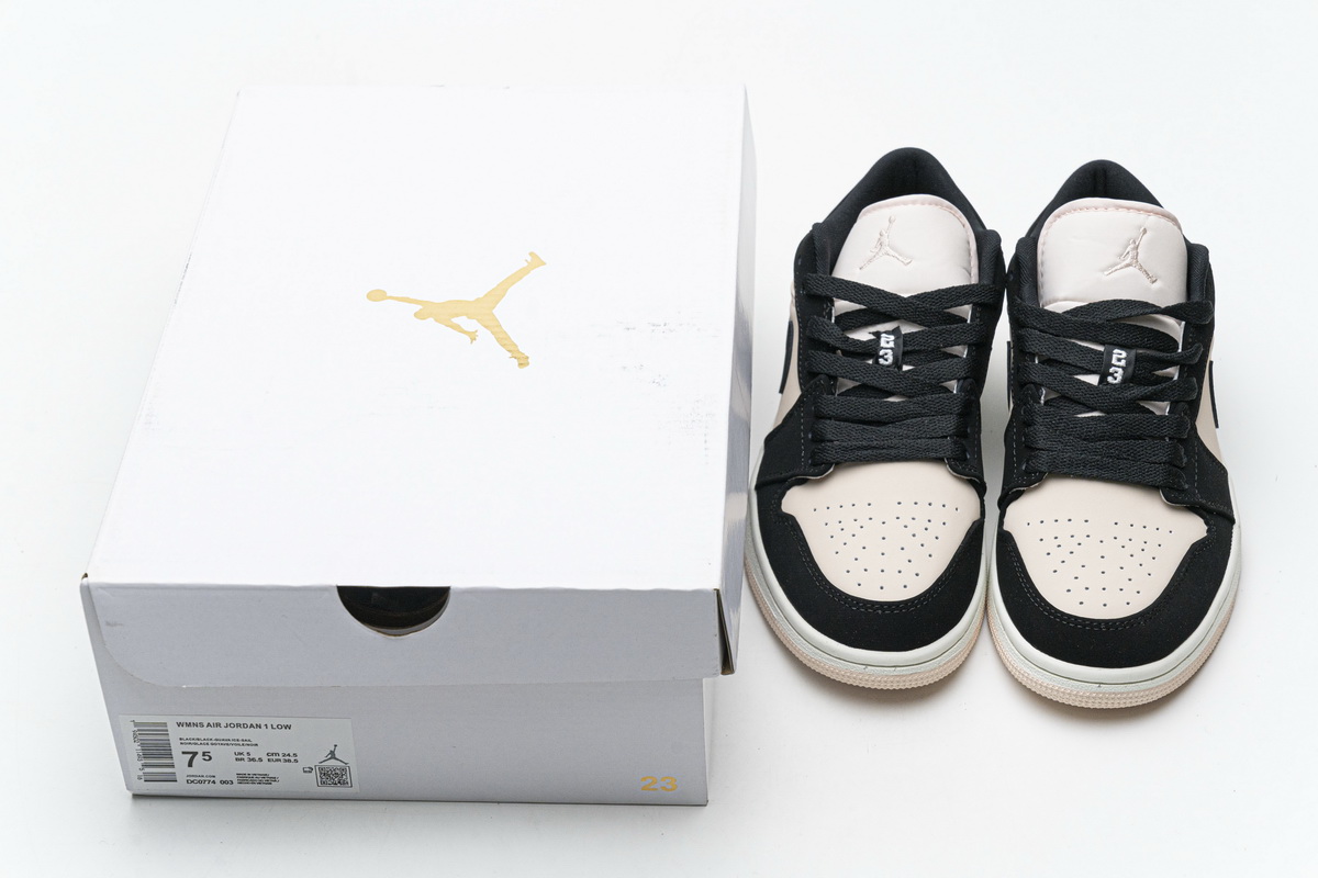 WMNS Air Jordan 1 Low “Black Guava Ice”  DC0774-003