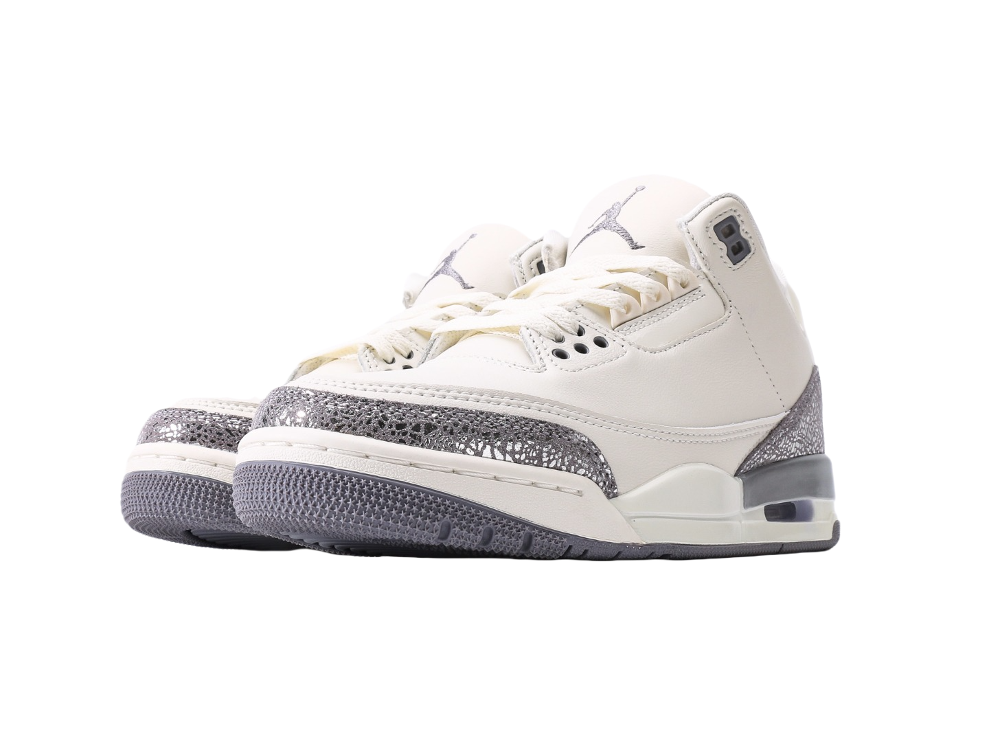 SailMetallic Silver Jordan 3 Retro Sail Cement Grey CK9246-100