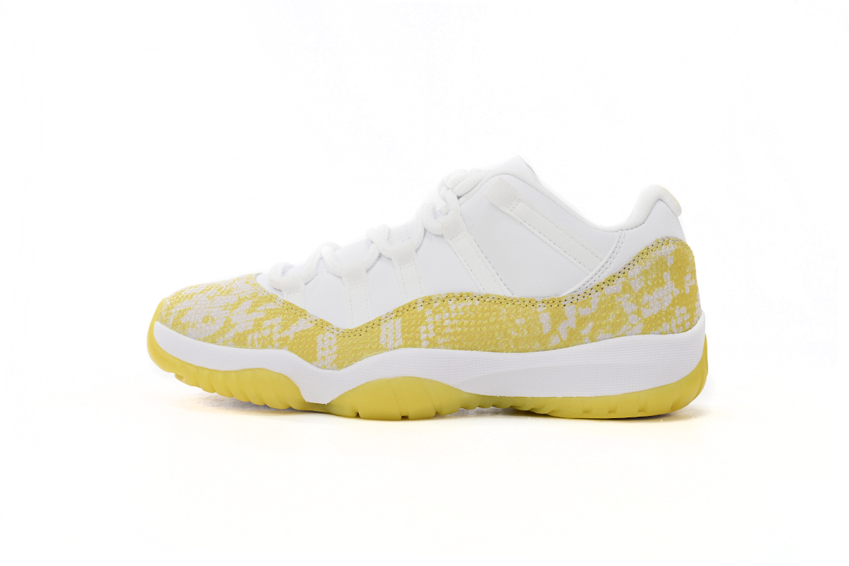 Air Jordan 11 Retro Low WMNS “Yellow Snakeskin  AH7860-107
