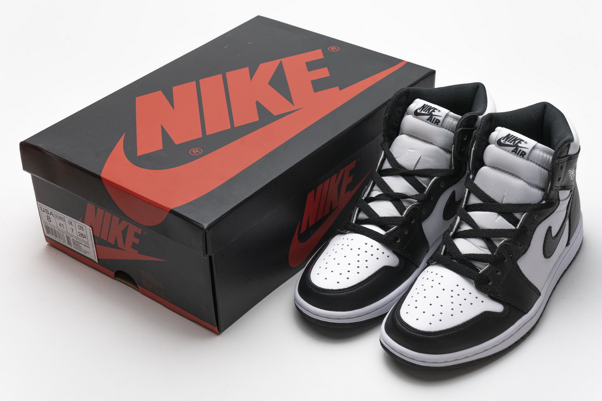 Air Jordan 1 Retro High OG Black White  555088-010