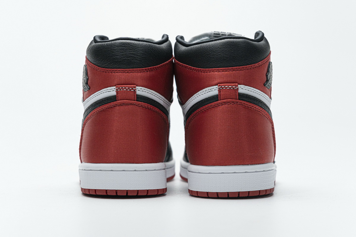 PK GOD  Air Jordan 1 Retro High Satin 'Black Toe'   CD0461-016