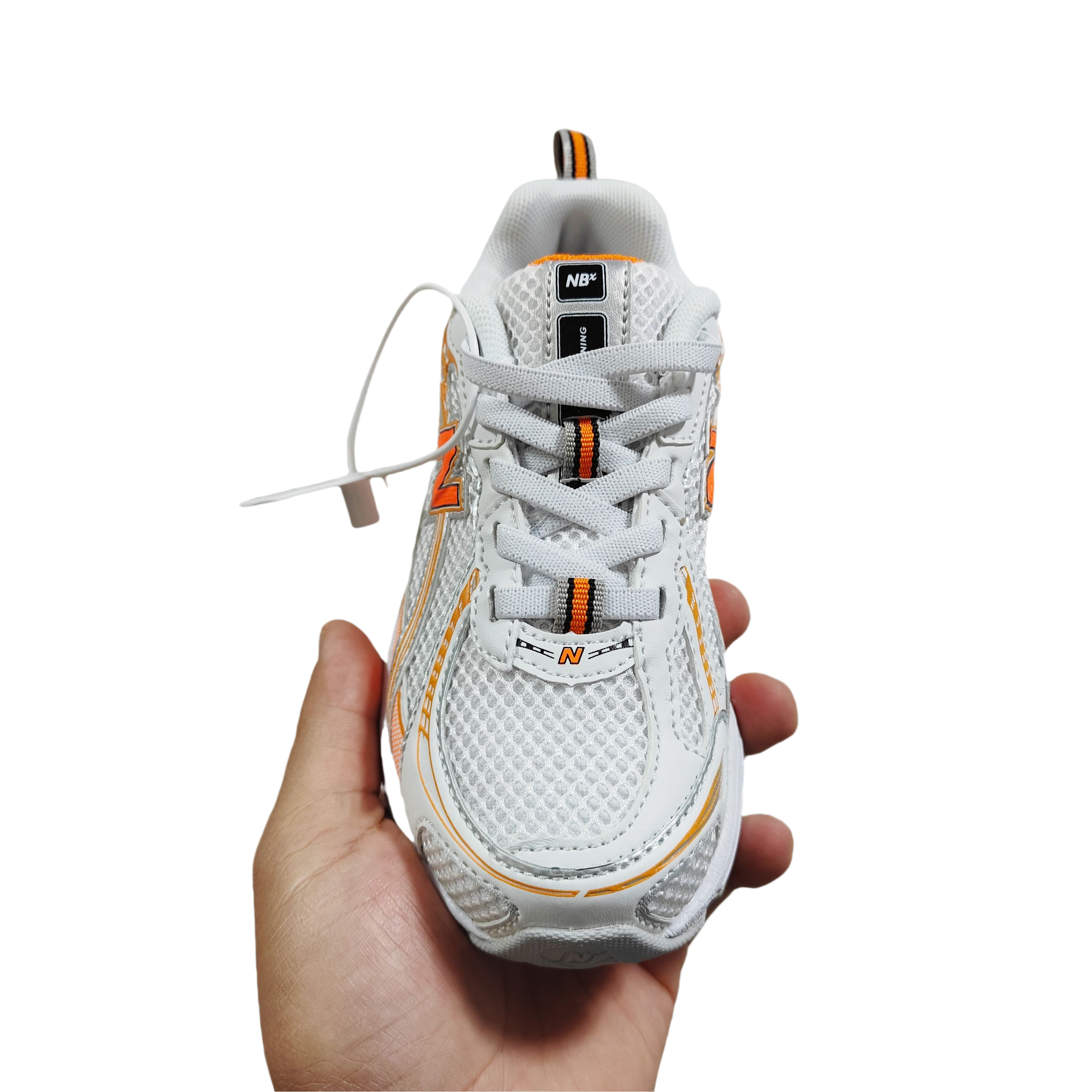 New Balance 740 Kids Sneaker White Orange