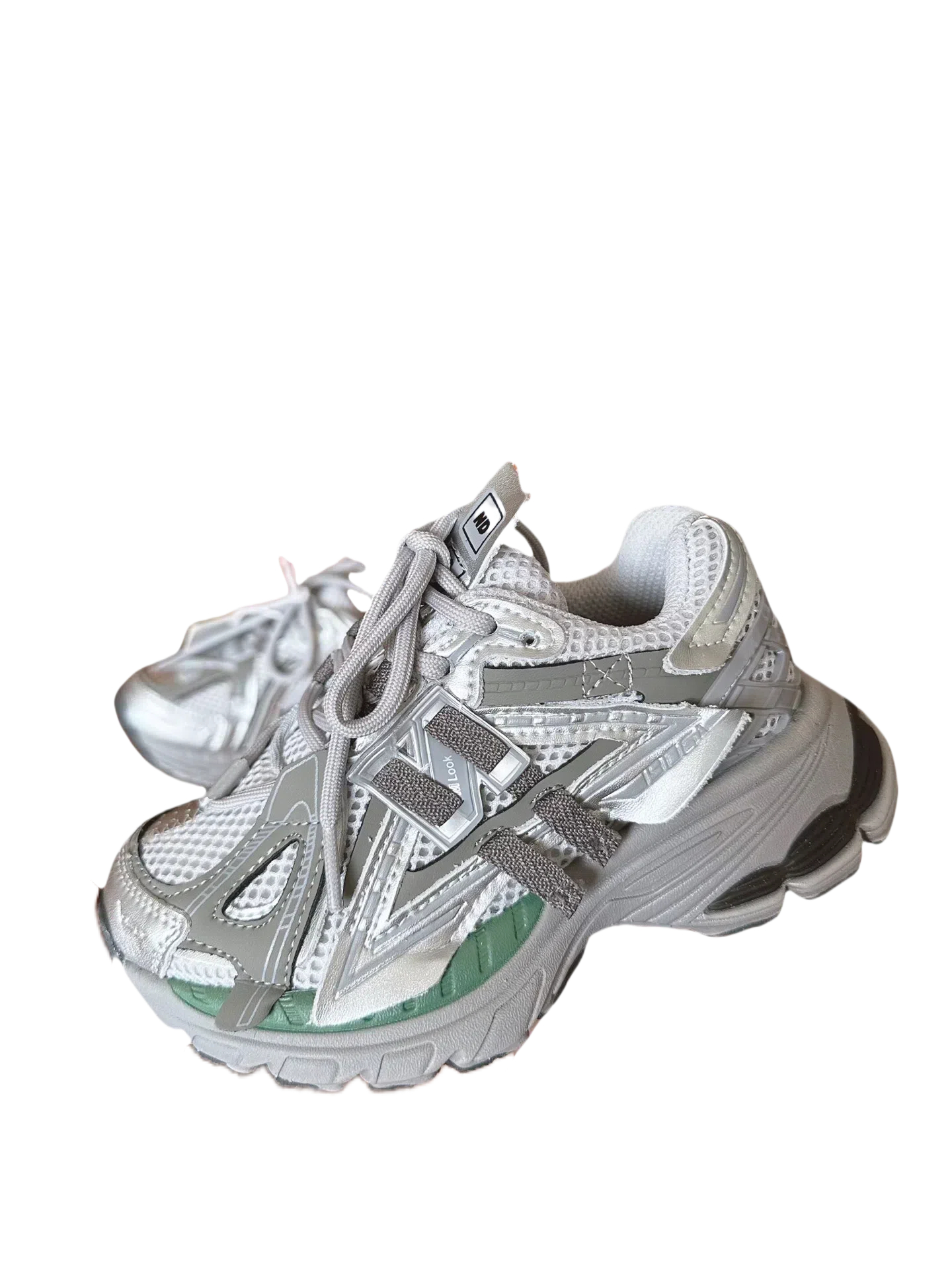 New Balance 1960 Kids Sneaker Silver green black