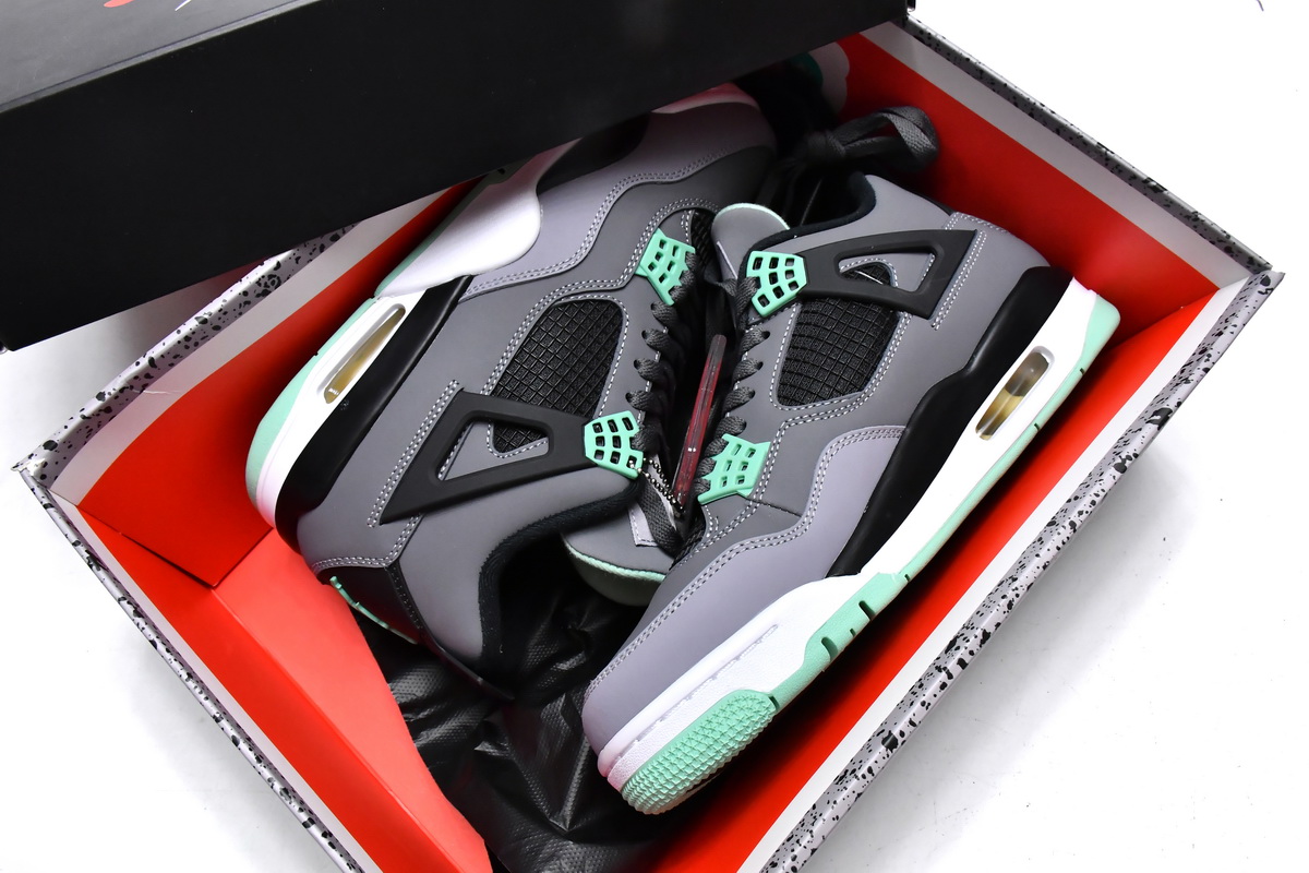 Air Jordan 4 Retro Green Glow  308497-033