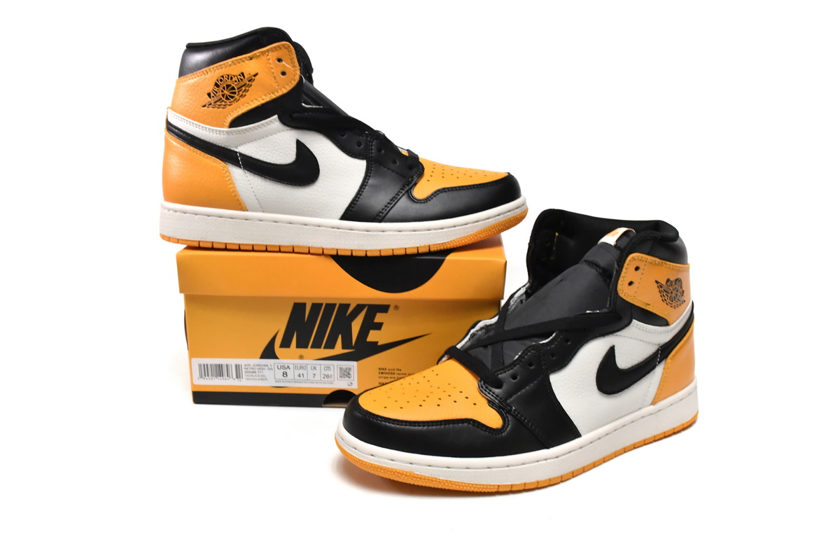 Air Jordan 1 High OG Yellow Toe Taxi 555088-711