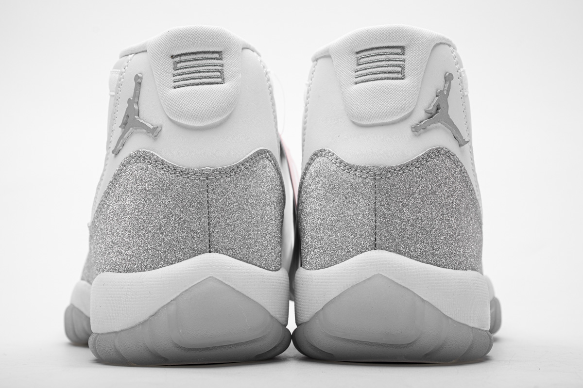 WMNS Air Jordan 11 Retro White Metallic Silver AR0715-100