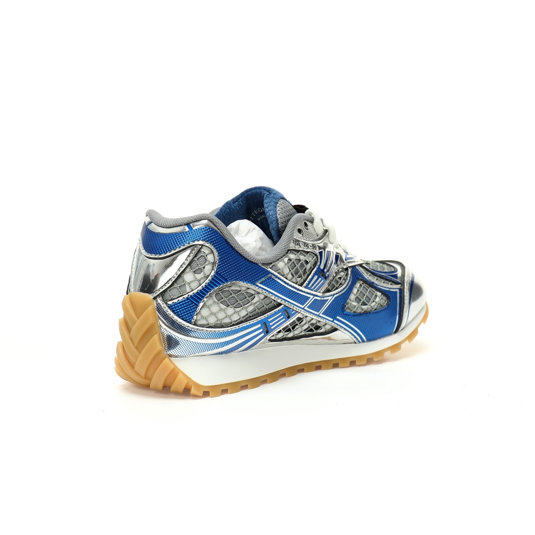 Bottega Veneta Orbit Lace-up Low Sneakers Blue 741357v2x401375