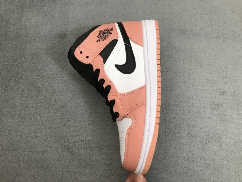 Air Jordan 1 Mid Pink Quartz 555112-603