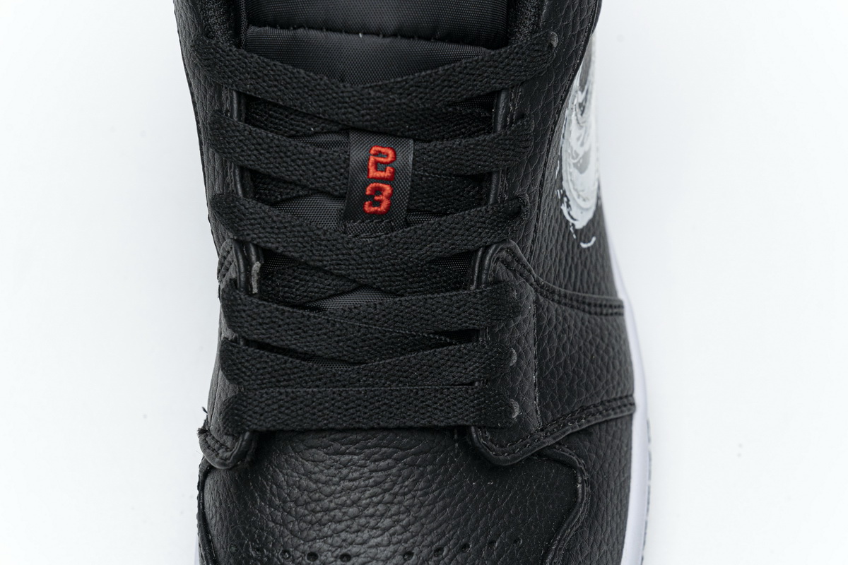 Air Jordan 1 Low Brushstroke Swoosh   DA4659-001