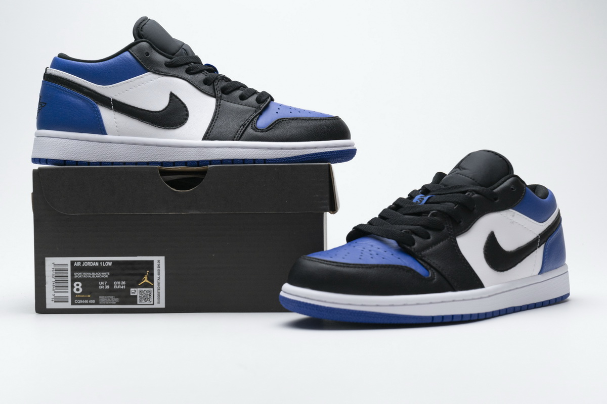 Air Jordan 1 Low Royal Toe  CQ9446-400