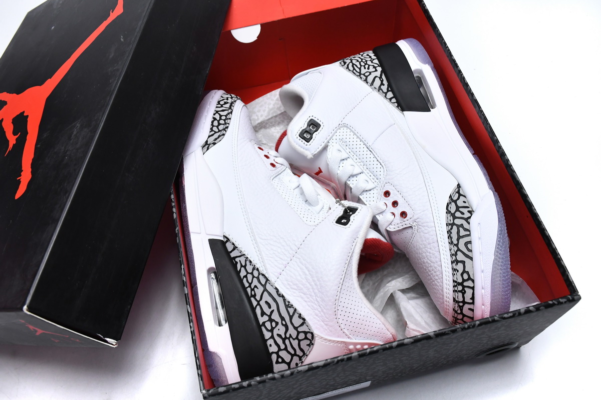 Air Jordan 3 Retro Free Throw Line White Cement  923096-101