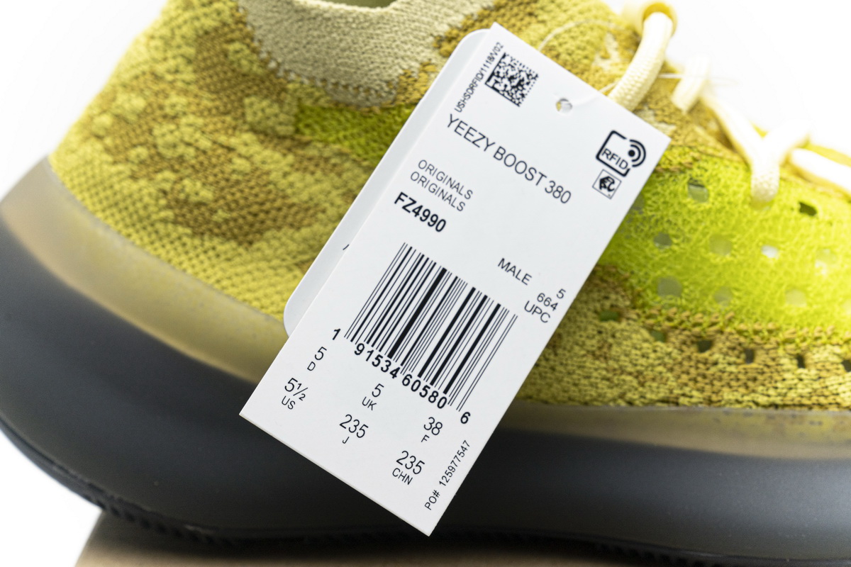 adidas Yeezy Boost 380 Hylte Glow  FZ4990