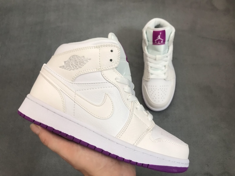 Air Jordan 1 Low Grey Fog Deadly Pink 555112-iD