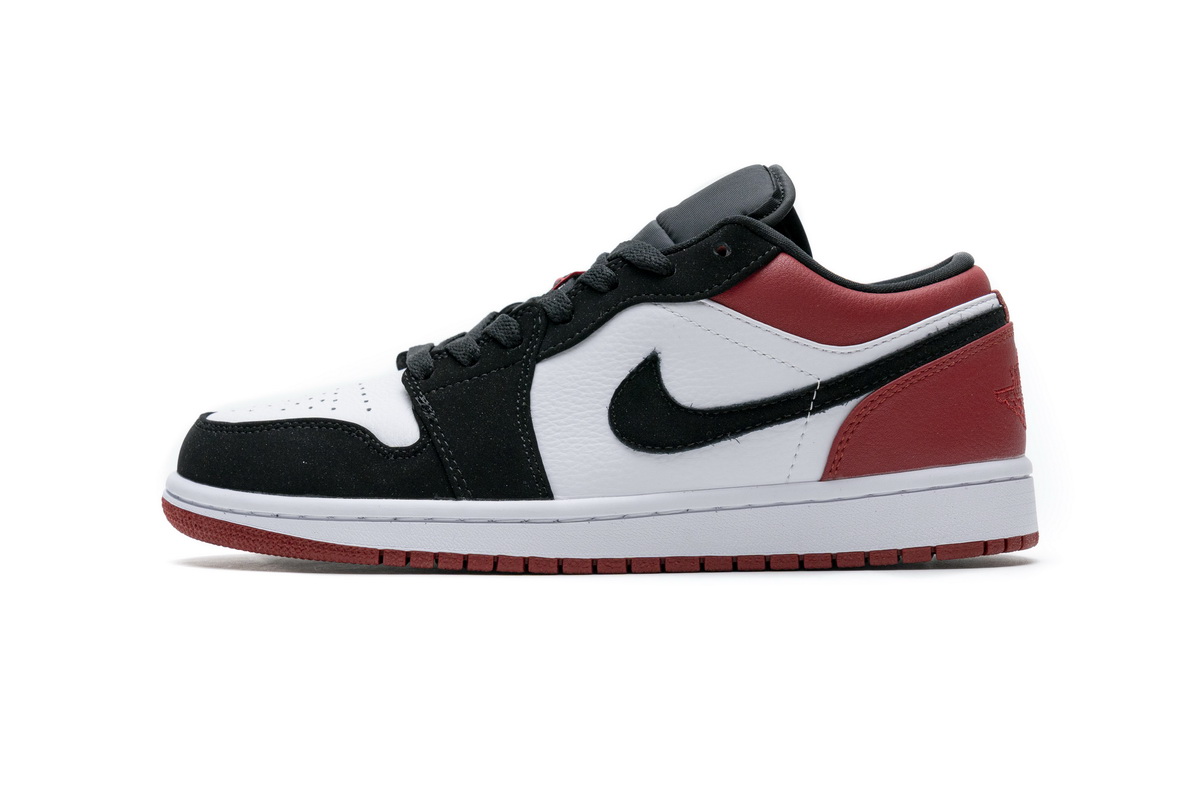 Air Jordan 1 Low Black Toe  553558-116