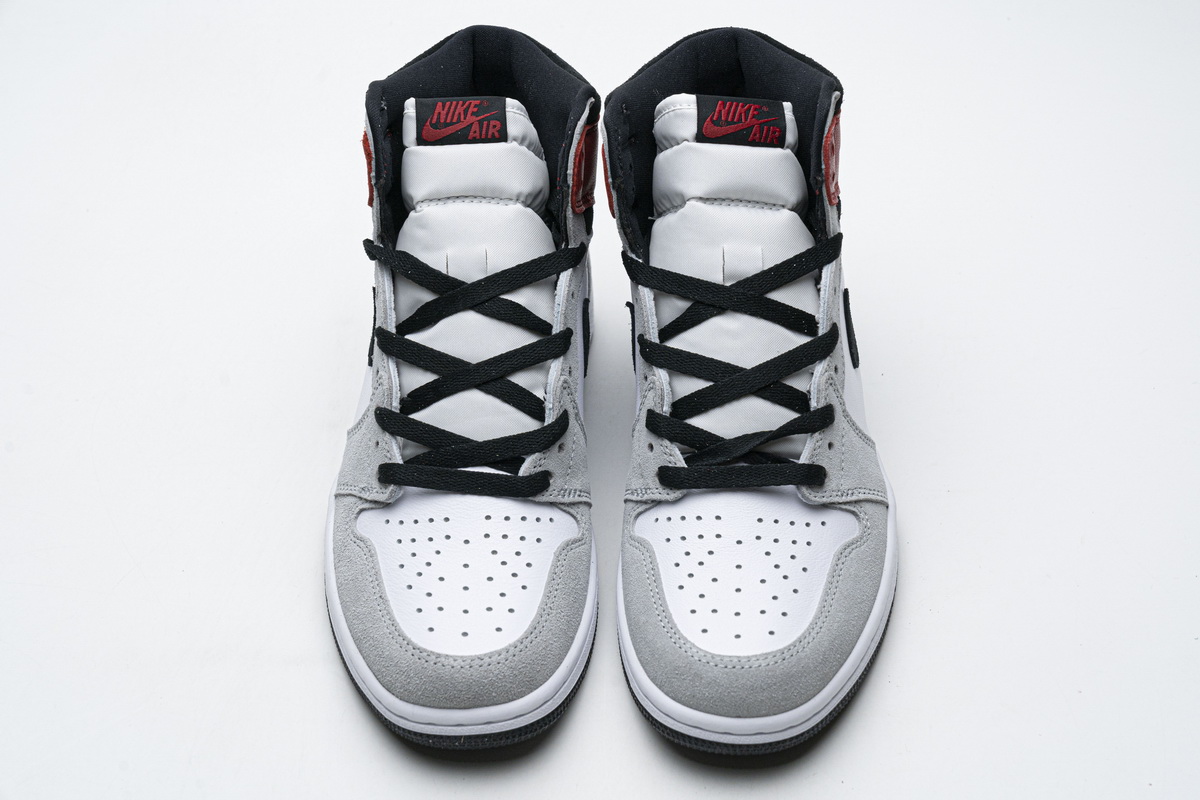 Air Jordan 1 High Smoke Grey Red  555088-126