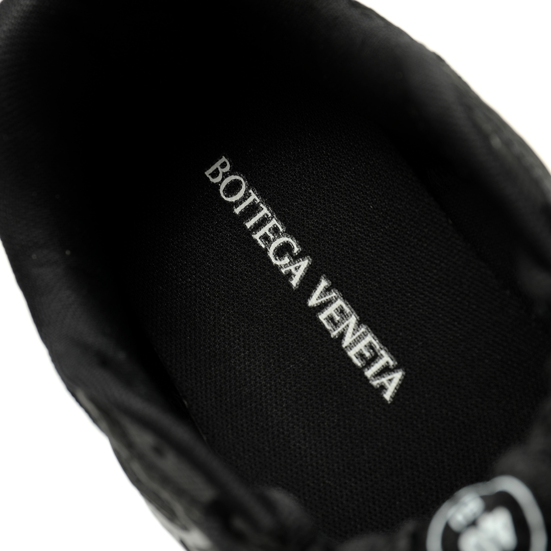 Bottega Veneta Orbit Lace-up Low Sneakers Black 741357v2x401000