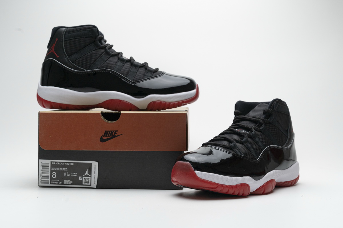DG Air Jordan 11 Retro “Bred 2019  378037-061