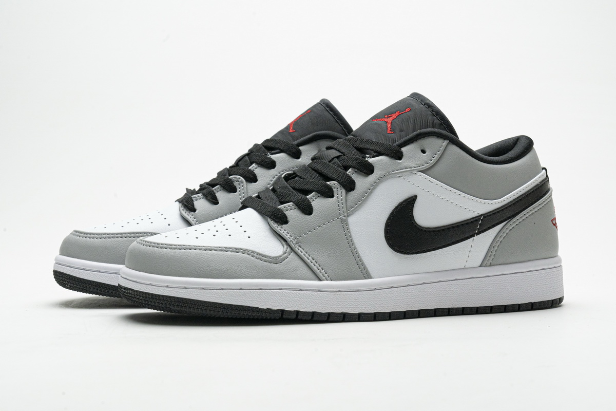 Air Jordan 1 Low Light Smoke Grey  553558-030