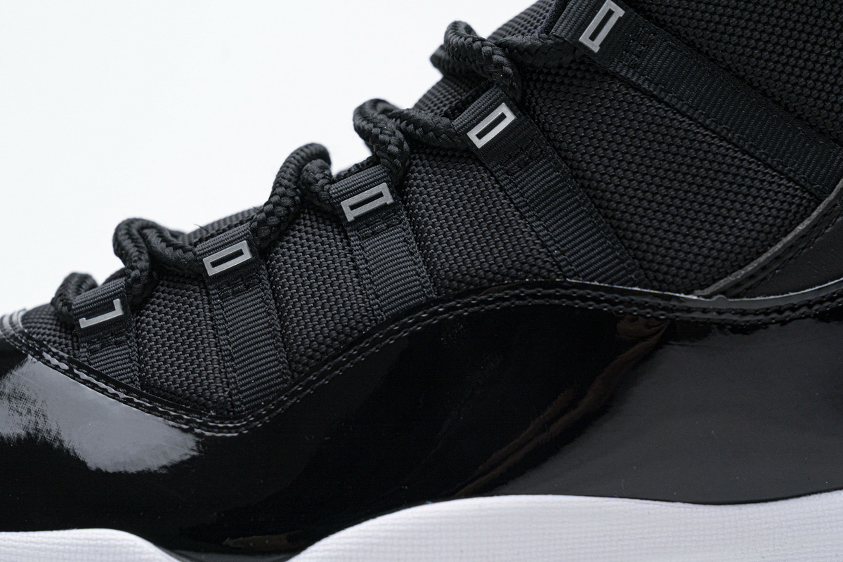 Air Jordan 11 25th Anniversary Black Silver Eyelets CT8012-011