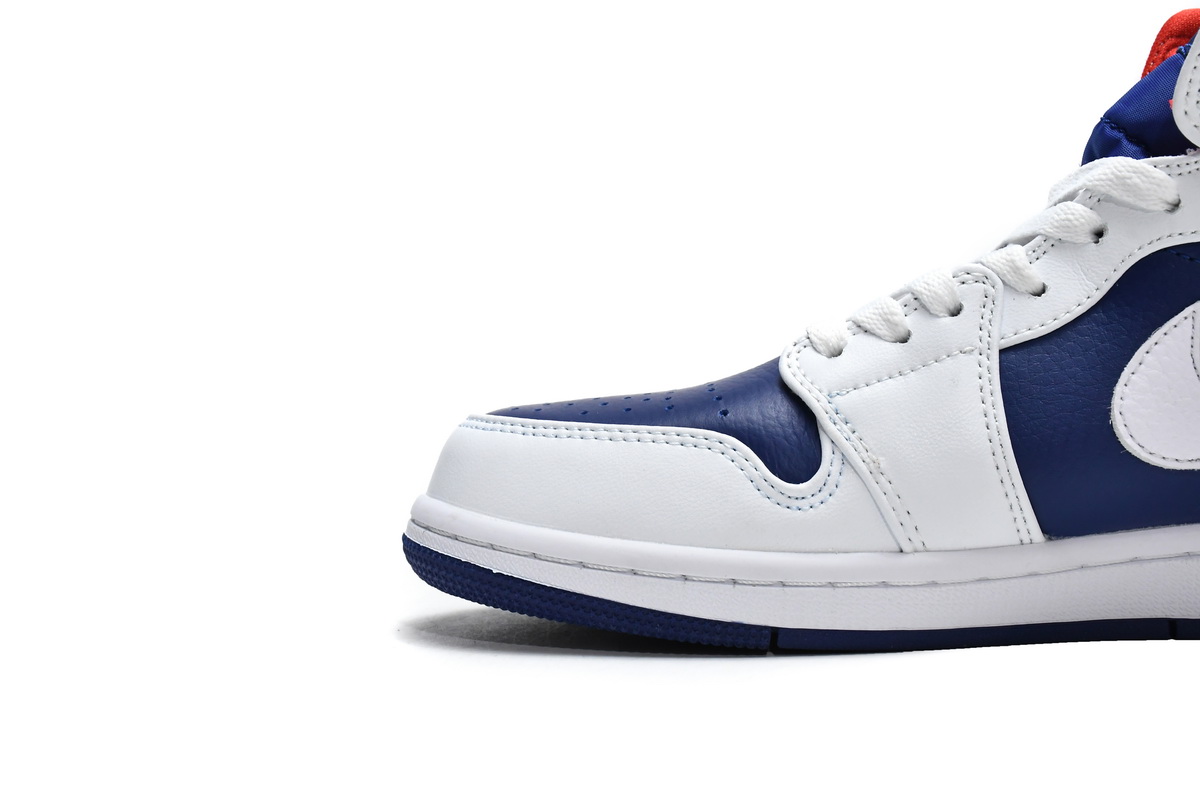 Air Jordan 1 Mid White Deep Royal Blue 554724-131