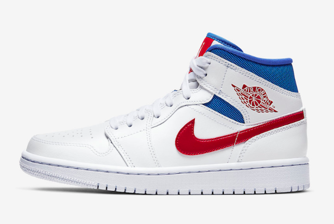 Air Jordan 1 Mid University Red BQ6472-164