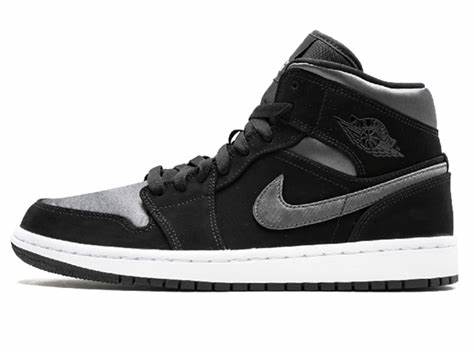 Air Jordan 1 Mid White Black Grey BQ6931-012