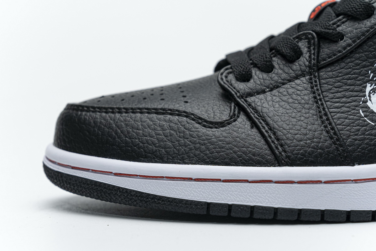 Air Jordan 1 Low Brushstroke Swoosh   DA4659-001