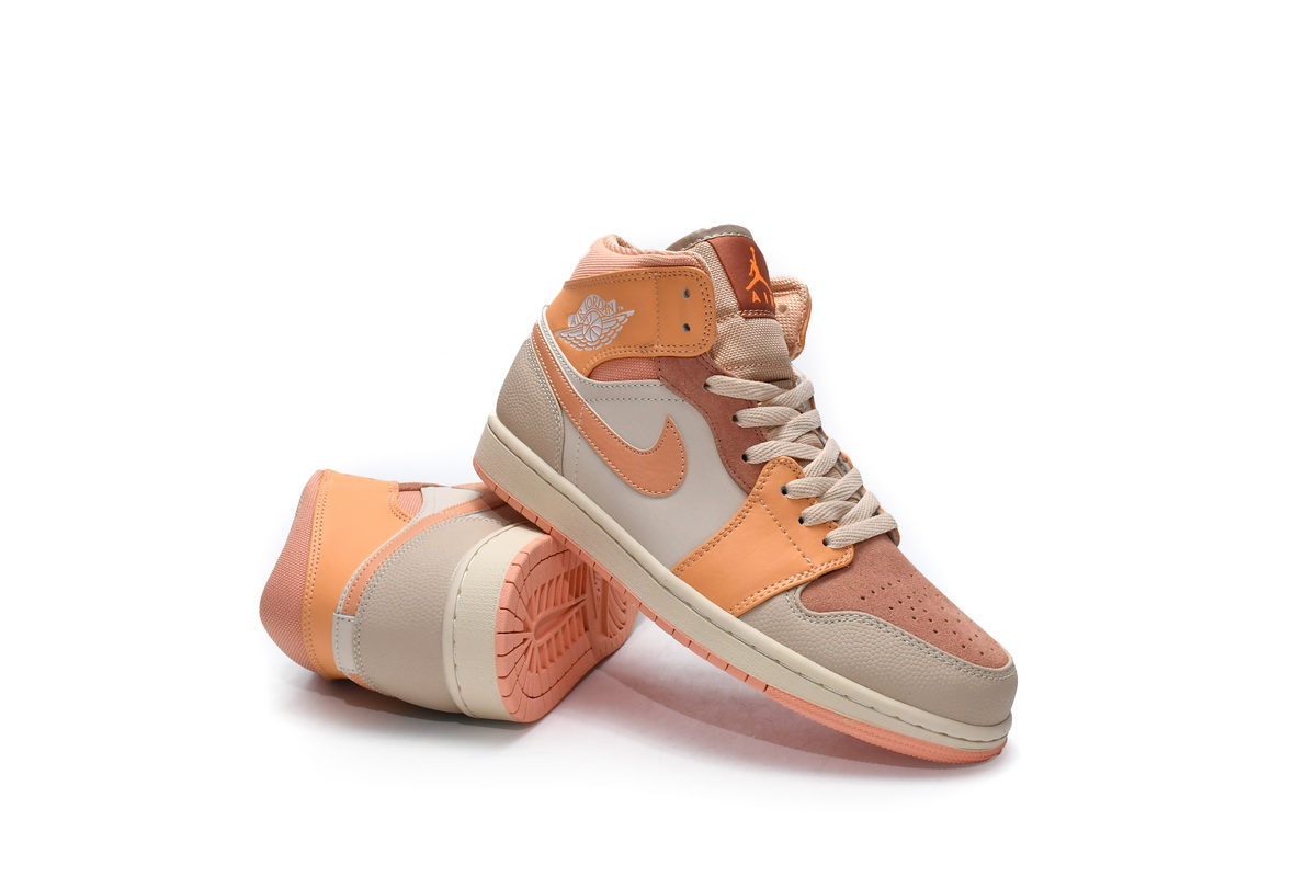 Air Jordan 1 Mid  Apricot Orange  DH4270-800