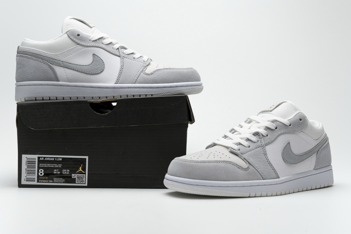 Air Jordan 1 Low “Paris”  CV3043-100