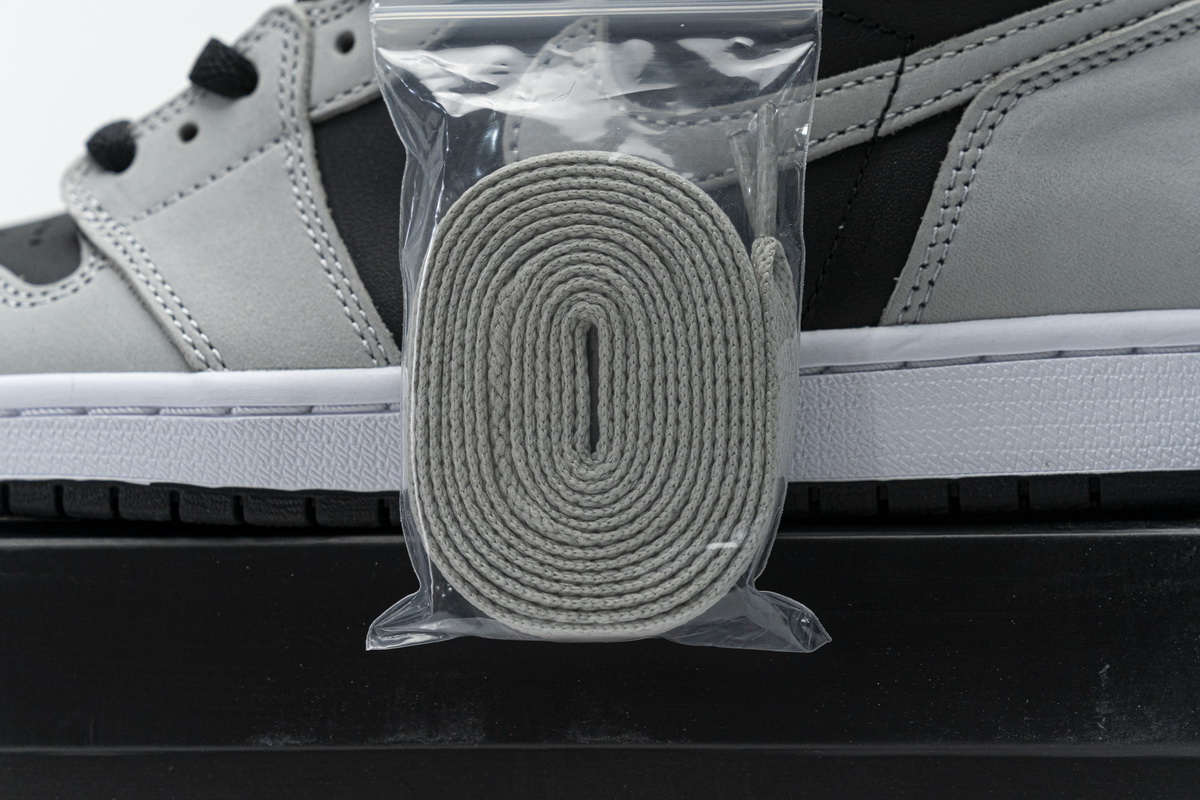 H12 Air Jordan 1 Shadow 2.0 Black Light Smoke Grey 555088-035