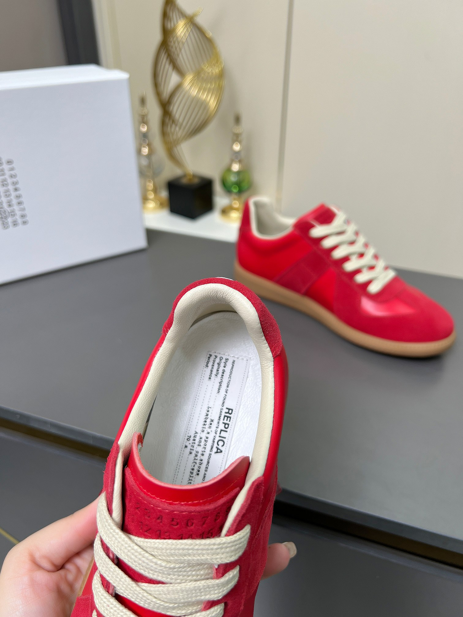 Maison Margiela leather classic  red S57WS0236P1895H8542