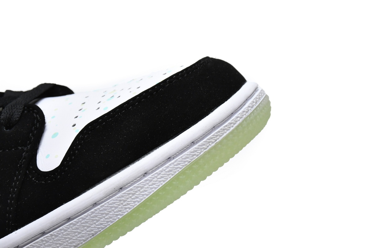 Air Jordan 1 Mid GS White Black Teal Tint BQ6931-103