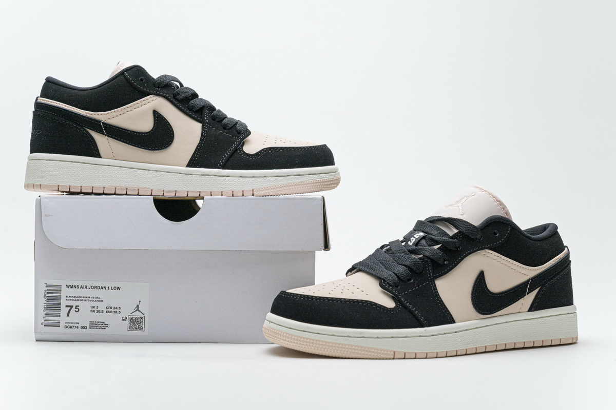 WMNS Air Jordan 1 Low “Black Guava Ice”  DC0774-003