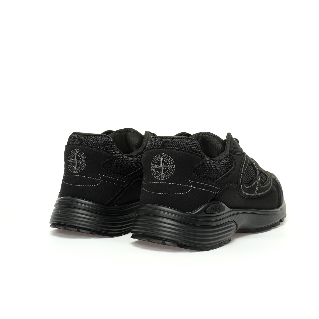 Dior x Stone Island B30 Sneaker Black 3SN279ZMB H969