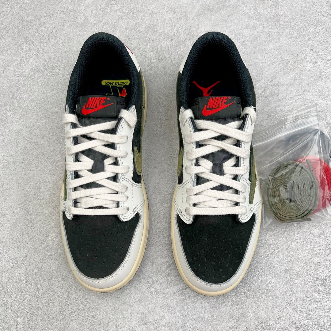 Travis Scott x Air jordan 1 Low OG Olive DZ4137-106