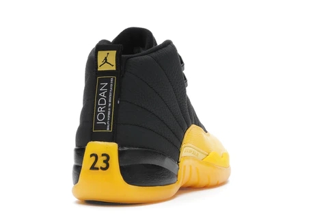 Jordan 12 Retro Black University Gold   130690-070