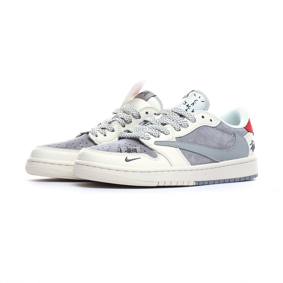 Travis Scott x Nike Air Jordan 1 Low x Stussy SJ2068 130TL