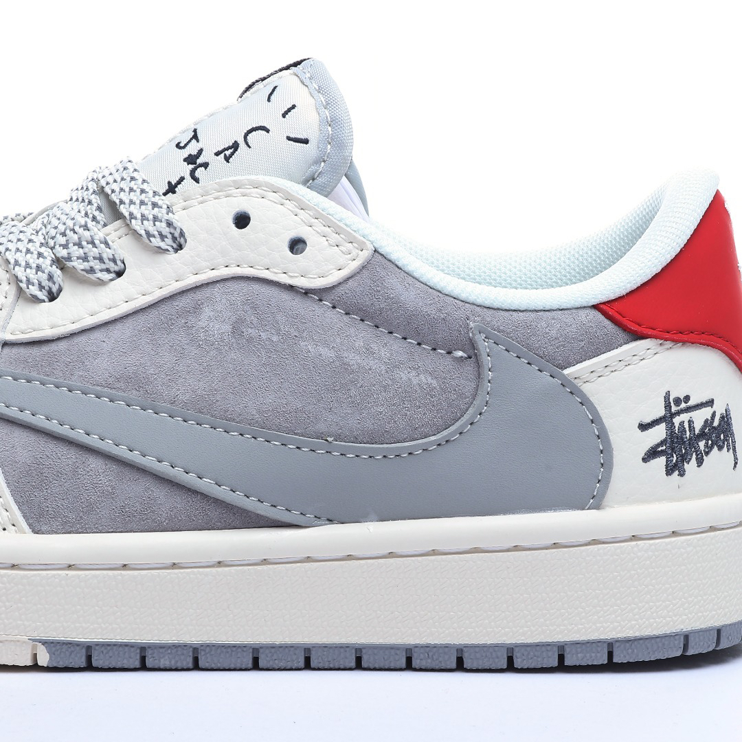 Travis Scott x Nike Air Jordan 1 Low x Stussy SJ2068 130TL