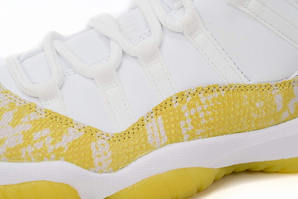 Air Jordan 11 Retro Low WMNS “Yellow Snakeskin  AH7860-107