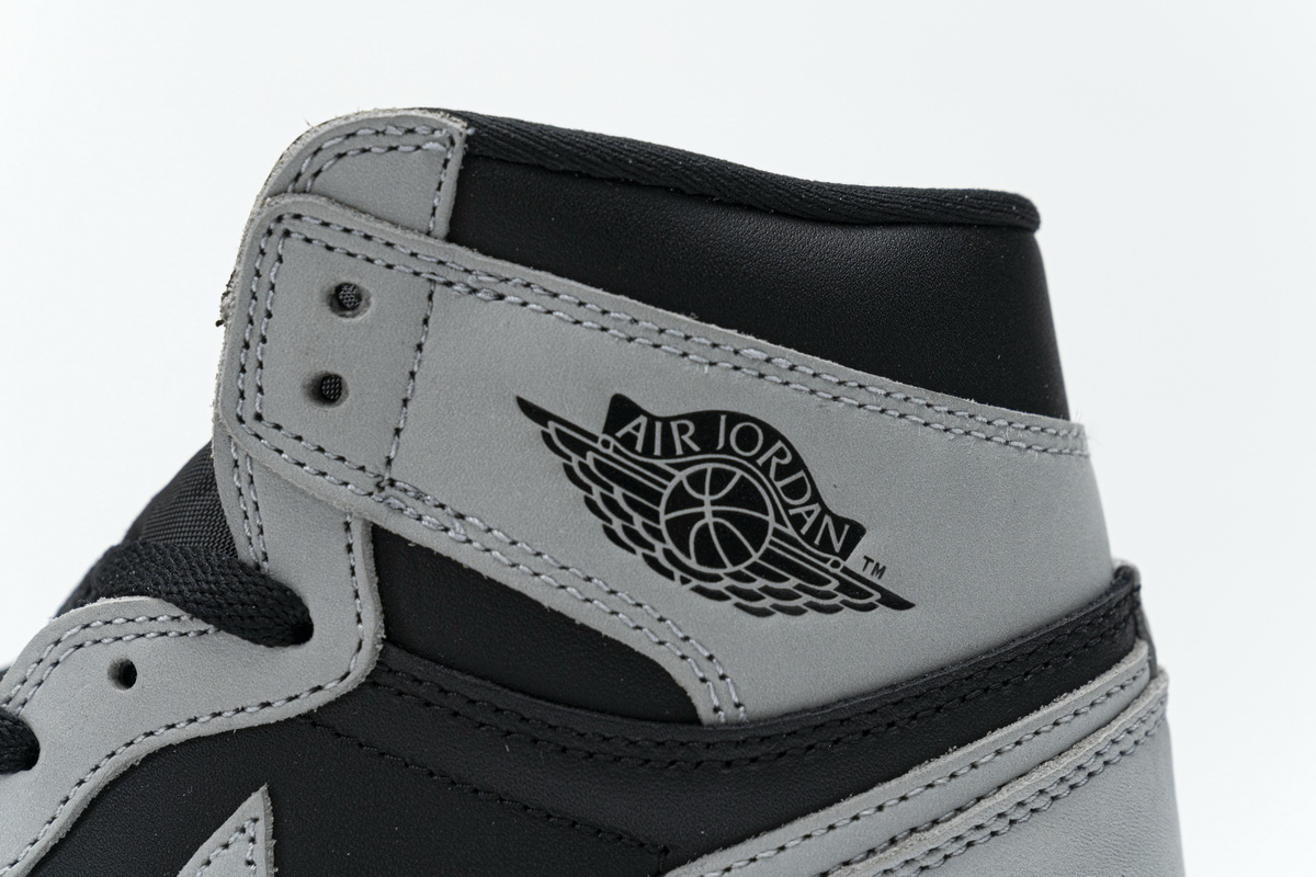 H12 Air Jordan 1 Shadow 2.0 Black Light Smoke Grey 555088-035