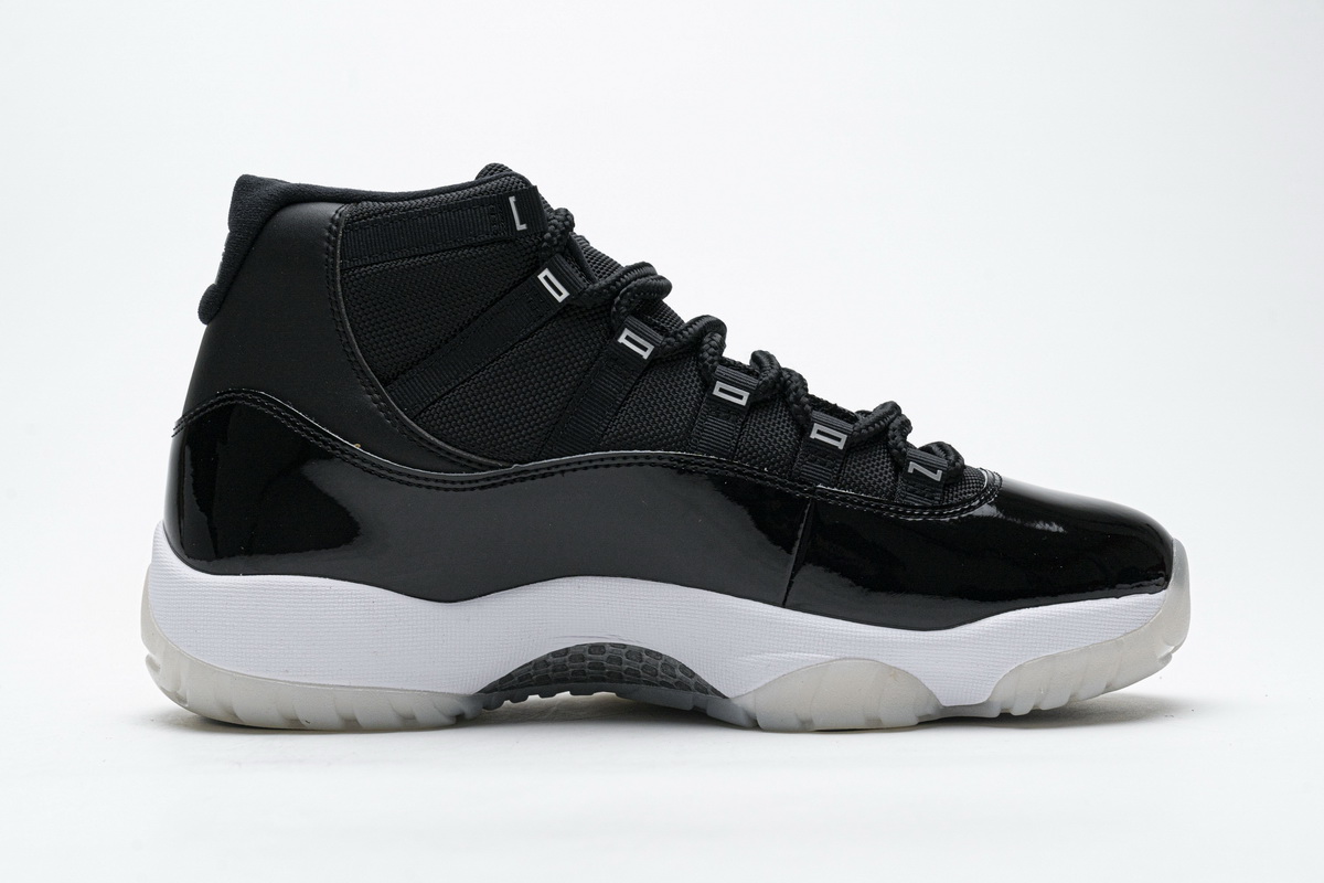 Air Jordan 11 25th Anniversary Black Silver Eyelets CT8012-011