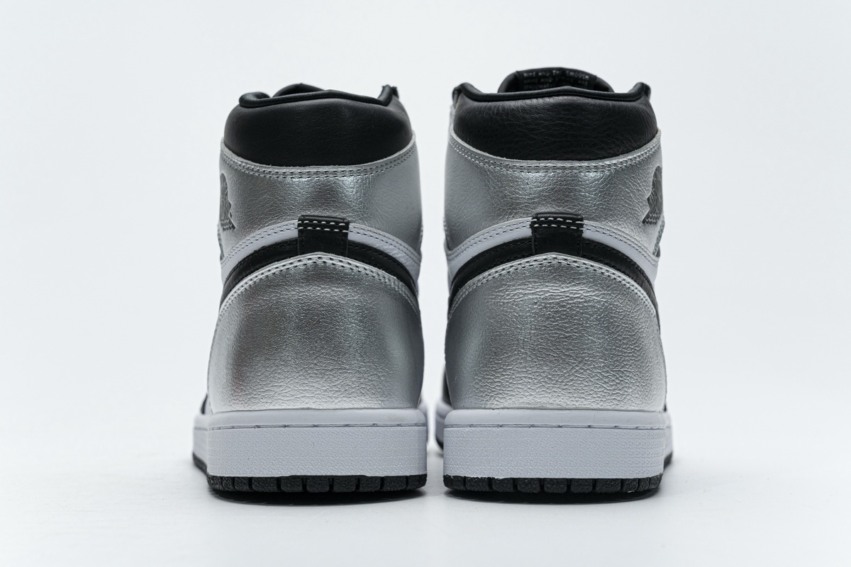 PK GOD   Air Jordan 1 High Silver Toe CD0461-001